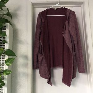 Lazy Sunday’s sweater jacket w/ hood